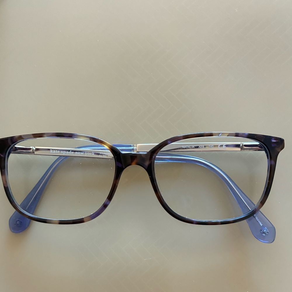 Kate Spade Blue and Brown Tortoiseshell Eyeglasses or Sunglasses with case